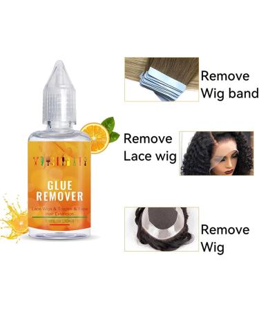 Lace Wig Glue Remover Wig Glue Remover Tape Remover Hair Extensions & Tape Extensions Remover Fast Acting Wig Remover For Hair Glue Tape Hair Extension Remover 30 ml - Buy Online on SooperMarket.com