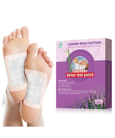 10PCS Detox Foot Pads Natural Slimming Patch Loss Weight Body Toxins Relief Stress Improve Sleep