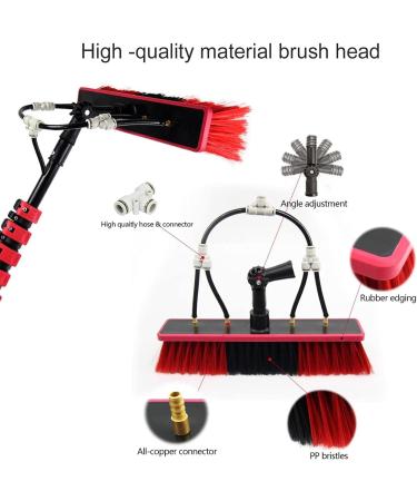 Window Cleaning Pole Extendable Cleaning Equipment Water Fed Pole Kit for Roof Photovoltaic Panel Telescopic Cleaning Brush 55cm Brush Head 6M/21FT - Buy Online on SooperMarket.com