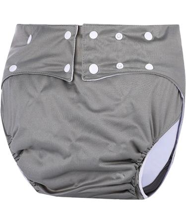 5 Set Adult Reusable Cloth Diapers for Incontinence - Gray 72-92 cm | Eco-Friendly & Comfortable - Buy Online on SooperMarket.com