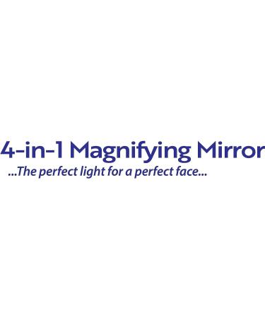 Buy From TV Trifold Makeup Mirror with LED Lights - Portable Vanity Mirror with 10x Magnification - Dimmable Lighted Mirror for Makeup and Grooming - Buy Online on SooperMarket.com