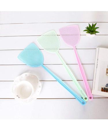 Strong and Flexible Manual Fly Swatter Set - 3 Pack Assorted Colors for Effective Pest Control - Buy Online on SooperMarket.com
