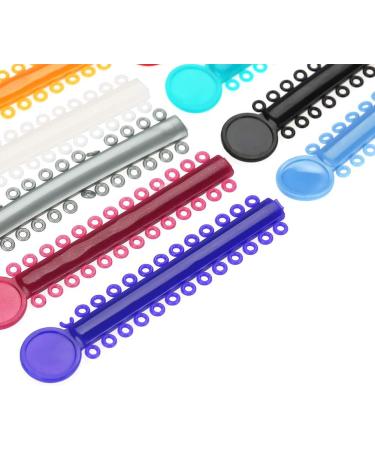 Orthodontic Ligature Rubber Bands - Multi-Color O-rings for Braces - Buy Online on SooperMarket.com