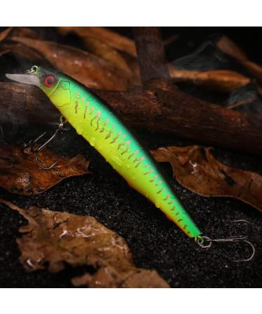Mat Tiger Jerkbait for Bass Fishing - 85mm Minnow Lure Kit - Suspending Jerk Baits - 1 Pack - Buy Online on SooperMarket.com