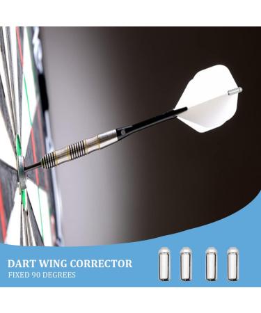 LNQ LUNIQI 24 Pcs Aluminum Dart Flight Wing Savers - 90 Degree Fixed Protectors for Professional Dart Competition - Buy Online on SooperMarket.com