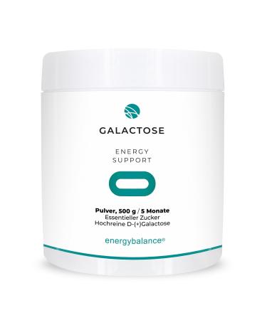Highly pure D-galactose powder 500g approx. 4-month supply Galactose the sugar for the brain EnergyBalance quality from Switzerland