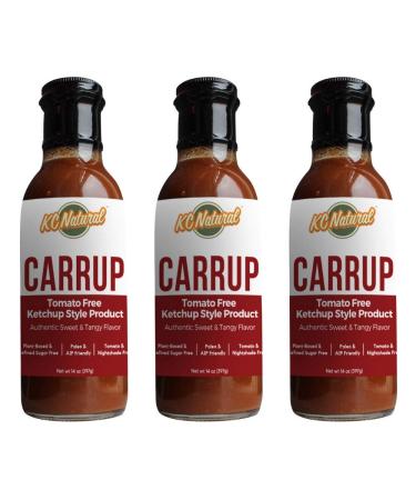 KC Natural - Carrup - No Tomato Ketchup - Paleo AIP Friendly - 14 oz 14 Ounce (Pack of 3)