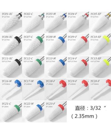 Nail Drill Bit Remover Nail Drill Bits Set (TC09) - Buy Online on SooperMarket.com