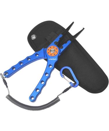 Lixada 20cm Multifunctional Fishing Pliers - Outdoor Line Cutter & Hook Remover Tackle Tool - Blue - Buy Online on SooperMarket.com