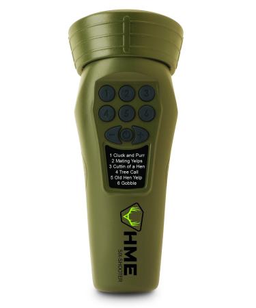 WESTERN RIVERS Mantis Six Shooter Turkey Electronic Game Call - Compact Easy-to-Use Hunting Accessory