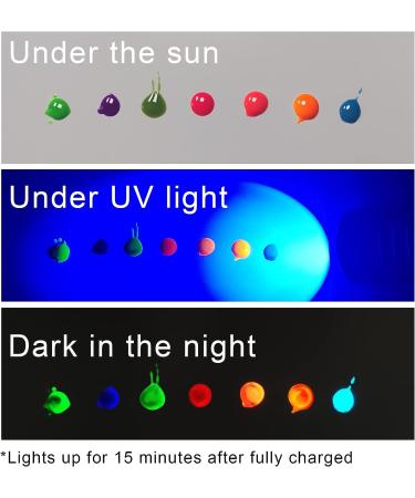 Ghost Light UV Resin 10ml x 4 - 7 Glow in the Dark Colors - Perfect for Luminous Flies - Hot Spots - Trigger Points - Buy Online on SooperMarket.com