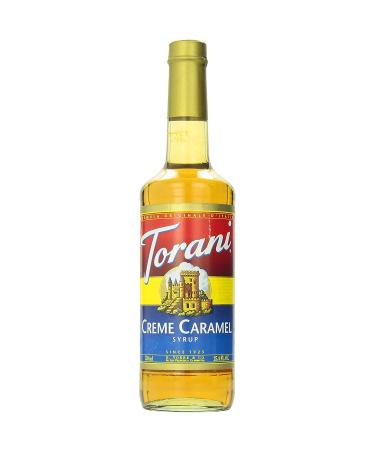 Torani Creme Caramel Syrup 750ml - Rich and Decadent Flavor for Drinks and Desserts - Buy Online on SooperMarket.com