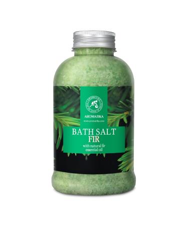 Bathing salt spruce 600g - sea salt with natural essential spruce needle oil for good sleep - stress reduction - swimming - body care - relaxation - aromatherapy - Christmas tree fragrance sea salt 600 g (1 Pack)