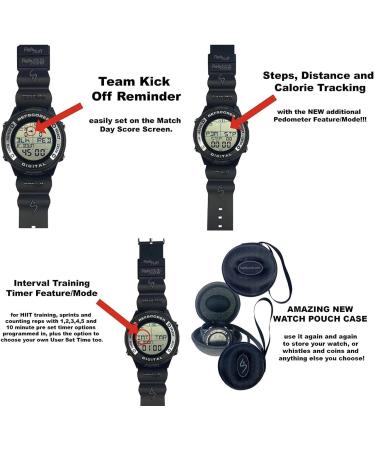 RefStuff RefScorer Digital New v2.021 Soccer Referee Watch with Interchangeable Top Rings - Record Game Score with Ease! (Pack of 5 Sold Separately) - Buy Online on SooperMarket.com
