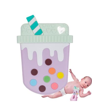 Aznever Silicone Bite Ring - Safe Baby Teething Toy | Food-Safe Silicone Cartoon Design & Gum Protection - Buy Online on SooperMarket.com