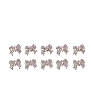 SANWOOD 10pcs/set Nail Ornament DIY Jewelry Glitter Varnish Manicure Nails Art Accessories for Female Nail Art Decoration F