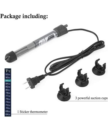 HITOP 50W Adjustable Aquarium Heater - Submersible Fish Tank Thermostat - Buy Online on SooperMarket.com