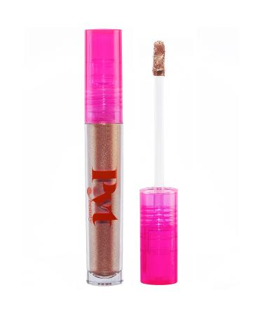 PYT BEAUTY Rose Gold Liquid Shimmer Eyeshadow Smooth Formula Hypoallergenic Vegan Makeup 1 Count Rosy Nude