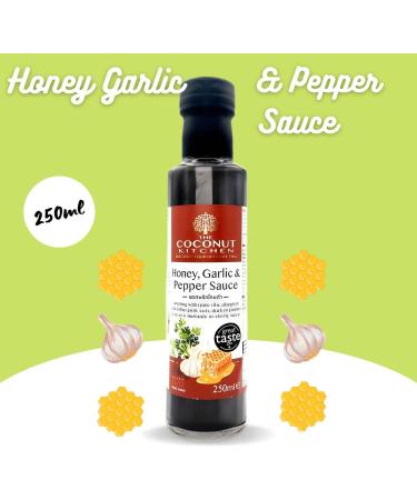 Coconut Kitchen Sauce Bottle Pick N Mix | Choose From 6 Flavours | Chilli Garlic Honey-Garlic Miso Sesame Sriracha Hot-Chilli Sweet-Chilli Thai Sweet - Pack of 4 x 250g - Buy Online on SooperMarket.com