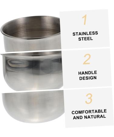 Buy Minkissy 4 Pieces Shaving Soap Bowl Set - Rice Bowl & Stainless Steel - Perfect for Men | International Shipping Available - Buy Online on SooperMarket.com