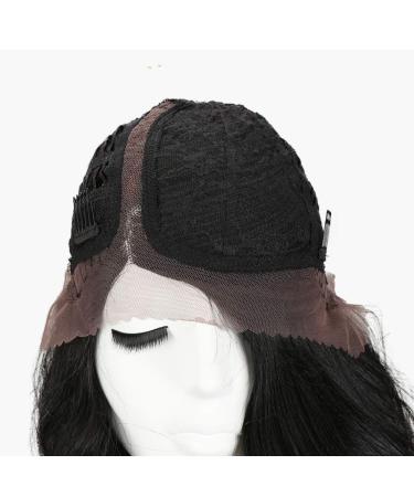 SHIYID Lace Front Wig - Synthetic Loose Wave Long Side Part Wigs for Black Women | Heat Resistant African American Hair - Buy Online on SooperMarket.com