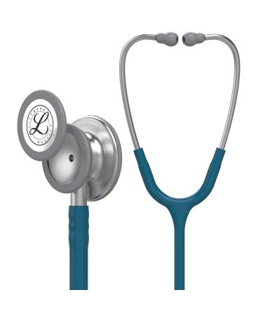 3M Littmann Classic III Monitoring Stethoscope Caribbean Blue Tube 69 cm 5623 Standard Chestpiece/Stem/Headset Carribean Tube Single