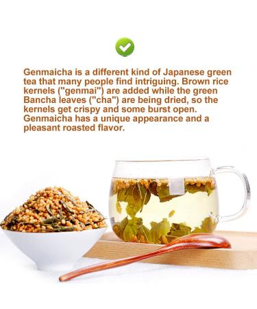 Buy Organic Green Tea - Loose Leaf Japanese Genmaicha 170g | Premium Black Rice & Matcha Blend - Buy Online on SooperMarket.com