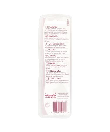Wilkinson Sword Sapphire Nail File - 13 cm Manicure Set (Pack of 3) | International Shipping Available - Buy Online on SooperMarket.com