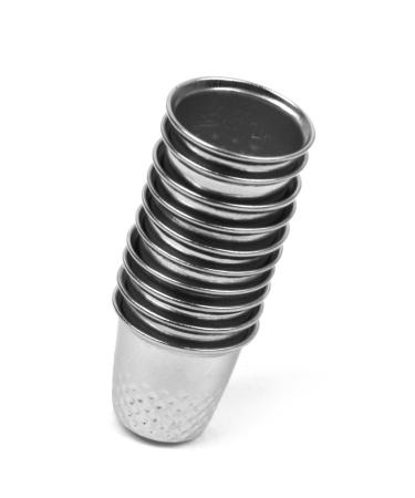 CJESLNA10pcs 12x13mm Vintage Sewing Thimble for DIY Crafts