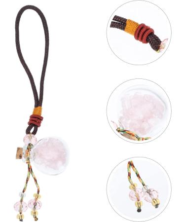 Minkissy 1pc Essential Oil Perfume Bottle Car Diffuser Auto Perfume Bottle Pendant Car Hanging Car Crystal Hanging Accessories Car Interior Ornament Crystal Car Glass Five Elements Stone Assorted Color - Buy Online on SooperMarket.com