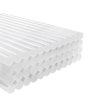 Krightlink 90 Count Hot Glue Sticks 4" Long x .27" Diameter Mini Size Hot Melt Glue Sticks Compatible with Most Glue Guns for Crafting DIY Home Repair Clear - 1 Pack