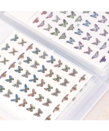 Nail Sticker Album Nail Art Decal Storage Bag Card Display Book Container 80 Slots - Buy Online on SooperMarket.com