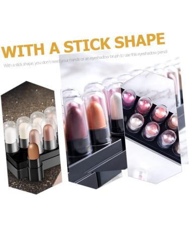 BELLIFFY 12pcs 12 Shadow Box Highlight Kit Eyeshadow Stick Pen Glitter Colored Pencils Plastic - Buy Online on SooperMarket.com