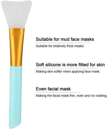 Makeup Facial Mud Masks Even Applicator Soft Head Face Mask Brush Soft Silicone Clay Mask Applicator for Foundation Cream Lotion Face Mask Beauty Toolfor Beauty Salon Home Use Blue - Buy Online on SooperMarket.com
