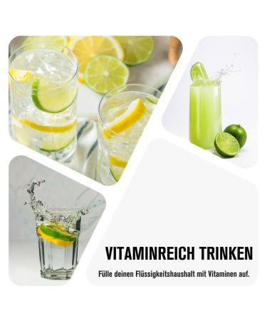 Nutrify Vital Fitness Drink 1:80 Syrup - 3x1L Sugar-Free Lemon Lime Set | 240 Liters of Low-Calorie Sports Beverage with Vitamins & L-Carnitine - International Shipping Available - Buy Online on SooperMarket.com