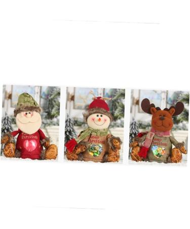 KALLORY Mini Christmas Bags Christmas Candy Bag Christmas Desktop Ornament Coffin Wedding - Buy Online on SooperMarket.com