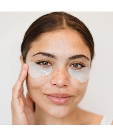 Florence by Mills Hydrating Under Eye Gel Pads - 30 Pairs | Vegan, Cruelty-Free, with Hyaluronic Acid & Green Tea Extracts - Buy Online on SooperMarket.com