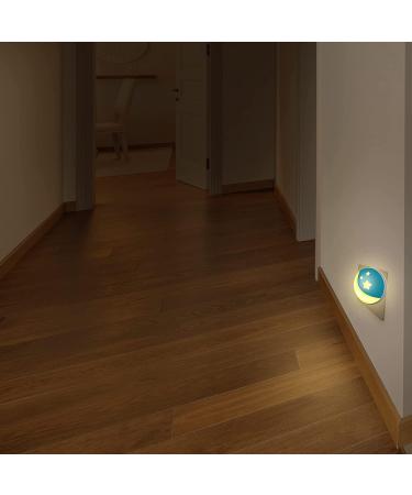 Annmore Night Light Socket for Children - Twilight Sensor Orientation Lights for Newborns | 2-Piece Baby Slumber & Breastfeeding Essentials in Moon Yellow - Buy Online on SooperMarket.com