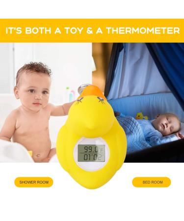 Digital Baby Bath Tub Thermometer - Upgraded Duck Toy with Temperature Alerts for Infants & Toddlers - Buy Online on SooperMarket.com