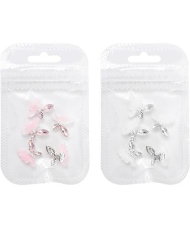 5 Pcs Nails Charm Nails Art Charm Nails Supplies Nails Art Decorations For Women Girls - Buy Online on SooperMarket.com