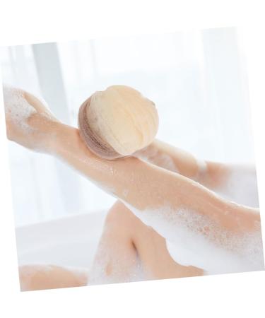 Angoily 4 Pcs Exfoliating Bath Flower Shower Balls - Eco-Friendly Loofah Poufs & Scrub Sponges for Spa-like Home Baths - Buy Online on SooperMarket.com