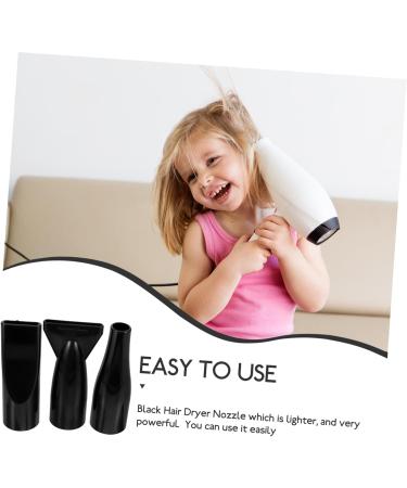 WOONEKY 3pcs Pet Water Blower Straight Hair Dryer Nozzle Hair Styling Nozzle Hair Dryer Comb Nozzle Hair Dryer Front Nozzle Blow Dryer Diffuser Universal Hair Dryer Nozzle Styling Tool - Buy Online on SooperMarket.com