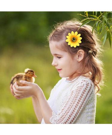 inSowni 25 Pack Hawaiian Wedding Sunflower Daisy Alligator Hair Clips for Women and Girls - Buy Online on SooperMarket.com