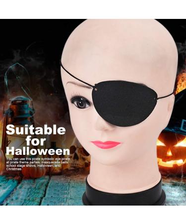 YGDZ 12pcs Soft Felt Eye Patches for Lazy Eye - Adjustable Eye Mask for Adults & Kids - Black - Buy Online on SooperMarket.com