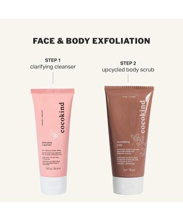 Cocokind Scrubbing Clay | Exfoliating Body Scrub & Wash | Brightening Coffee Body Exfoliator | Ideal Skin Care Products for All Skin Types - Buy Online on SooperMarket.com