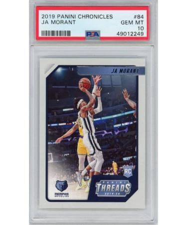 Graded 2019-20 Panini Chronicles Ja Morant #84 Rookie RC Basketball Card PSA 10 Gem Mint