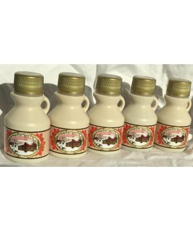 100% Pure Canadian All Natural Wood Fired Rich Taste Maple Syrup 5 x 100 ml Amber - Buy Online on SooperMarket.com