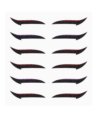 Cat Eye Makeup Double Eyelid Sticker: 36 Reusable Eyeliner and Lash Enhancer Stickers - Buy Online on SooperMarket.com