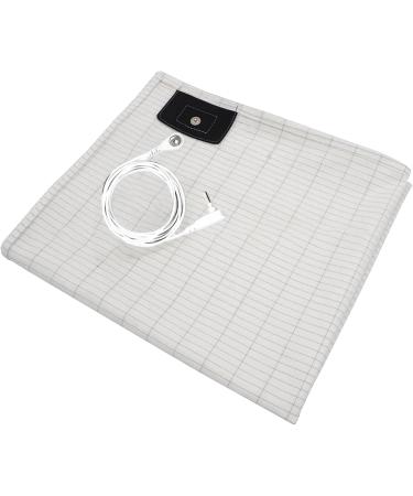 Grounding Mat For Bed Silver Conductive Earthing Mat with 180inch Grounding Wire Grounding Sheet Foldable Earthing Sheets Breathable Grounding Bed Sheet For Better Sleep 28 * 52inch - Buy Online on SooperMarket.com