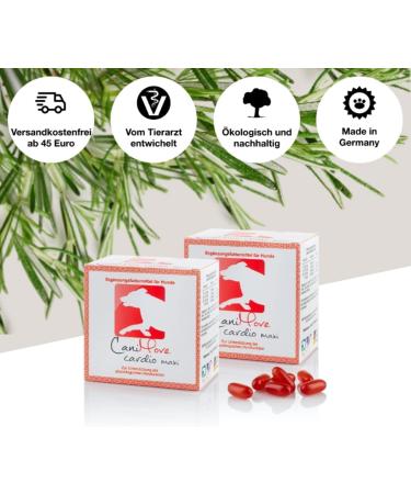 Canimove Doppelpack (200 Capsules) - Veterinary-Approved Support for Heart Function in Large Dog Breeds - Buy Online on SooperMarket.com